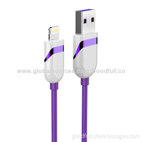 Round Cable for iPhone 5, iOS Latest Systems, 1/2/3m Length